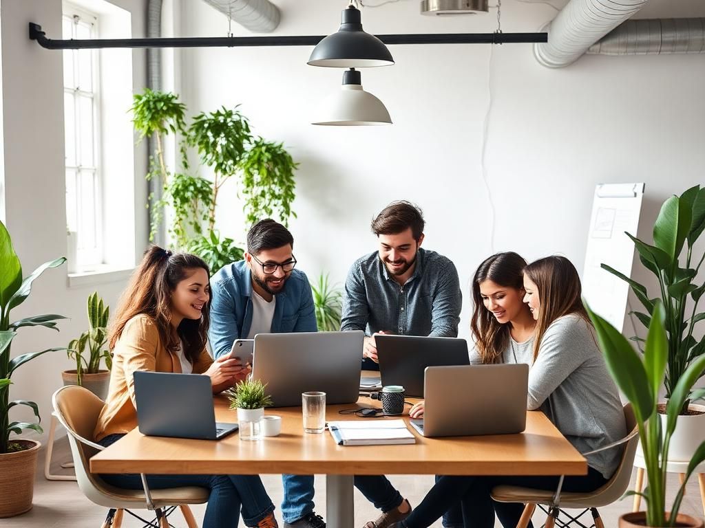 Tech Startups professionals at work